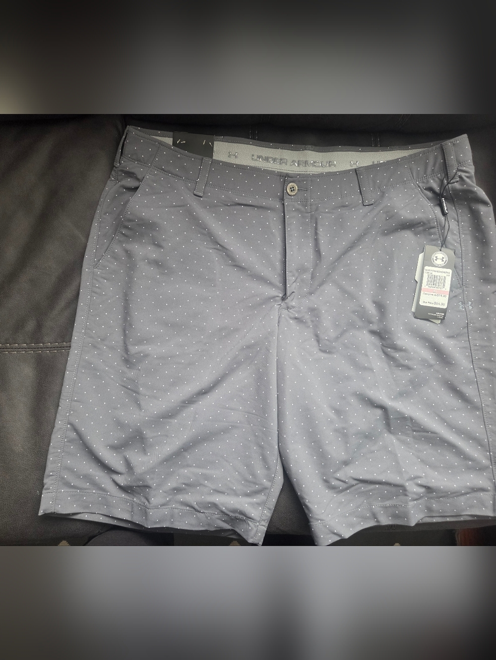 Under Armour Men’s Gray Microdot Performance Shorts